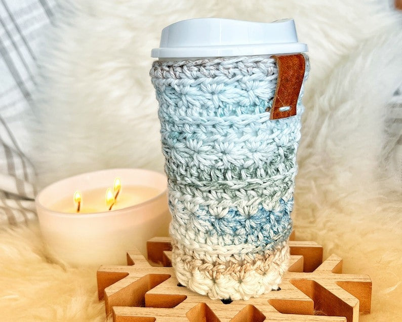 Crochet Mineral Creek Cup Cozy Pattern