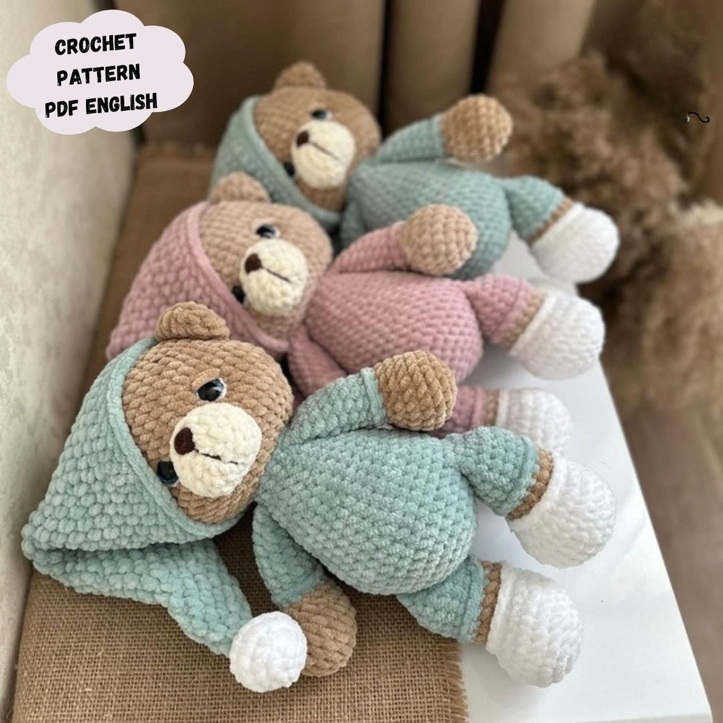 Teddy Bear Crochet Pattern
