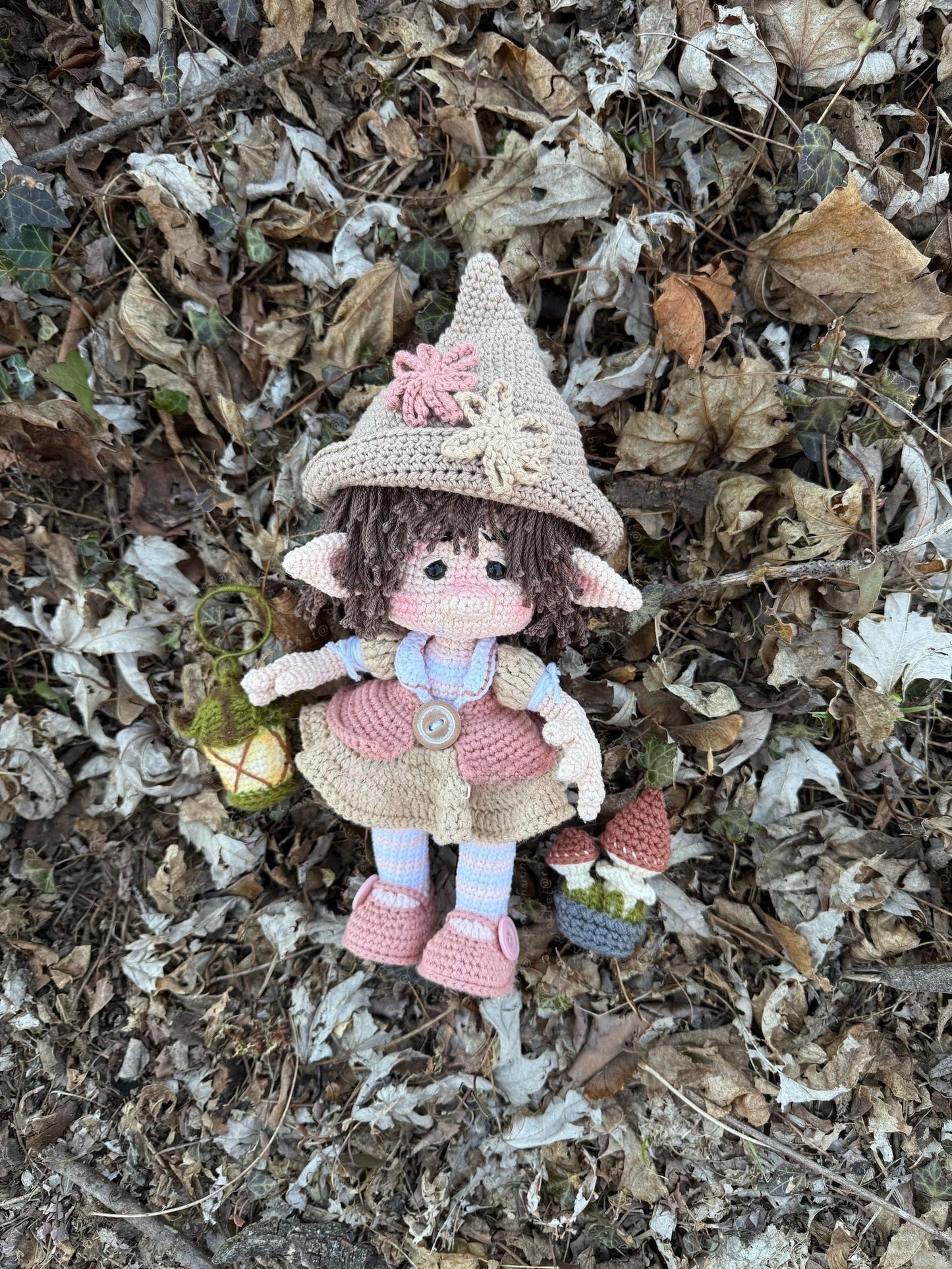 Forest Elf Girl Crochet Pattern