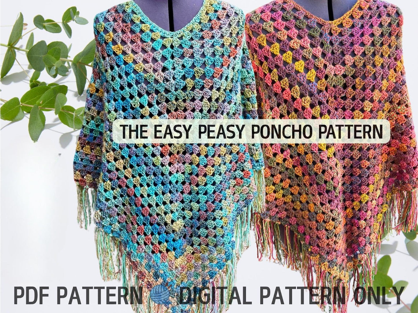 The Easy Peasy Poncho Crochet Pattern