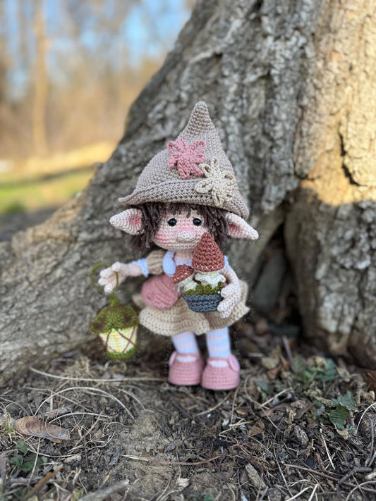 Forest Elf Girl Crochet Pattern
