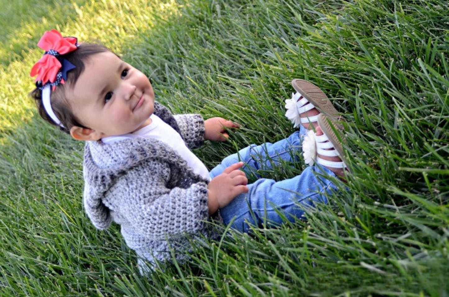 Child Hooded Cardigan Crochet Pattern