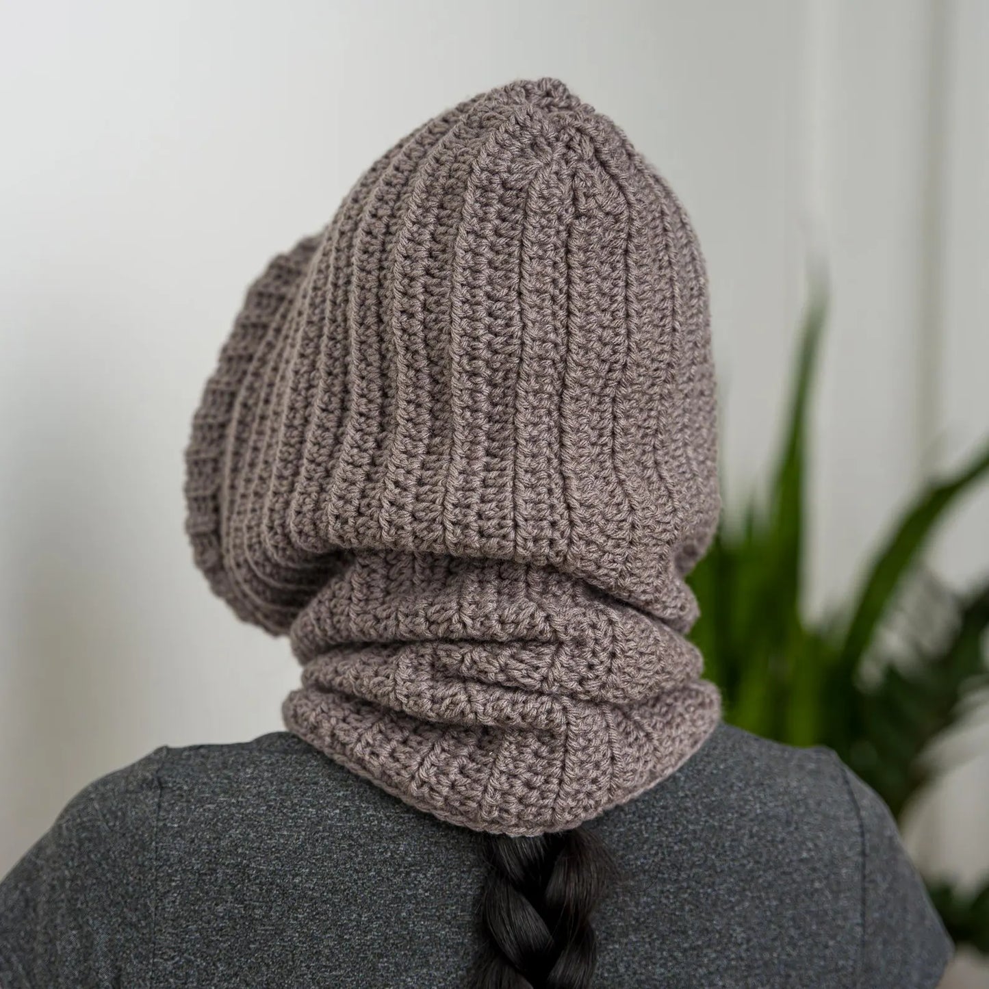 Hooded Balaclava Neck Warmer Crochet Pattern