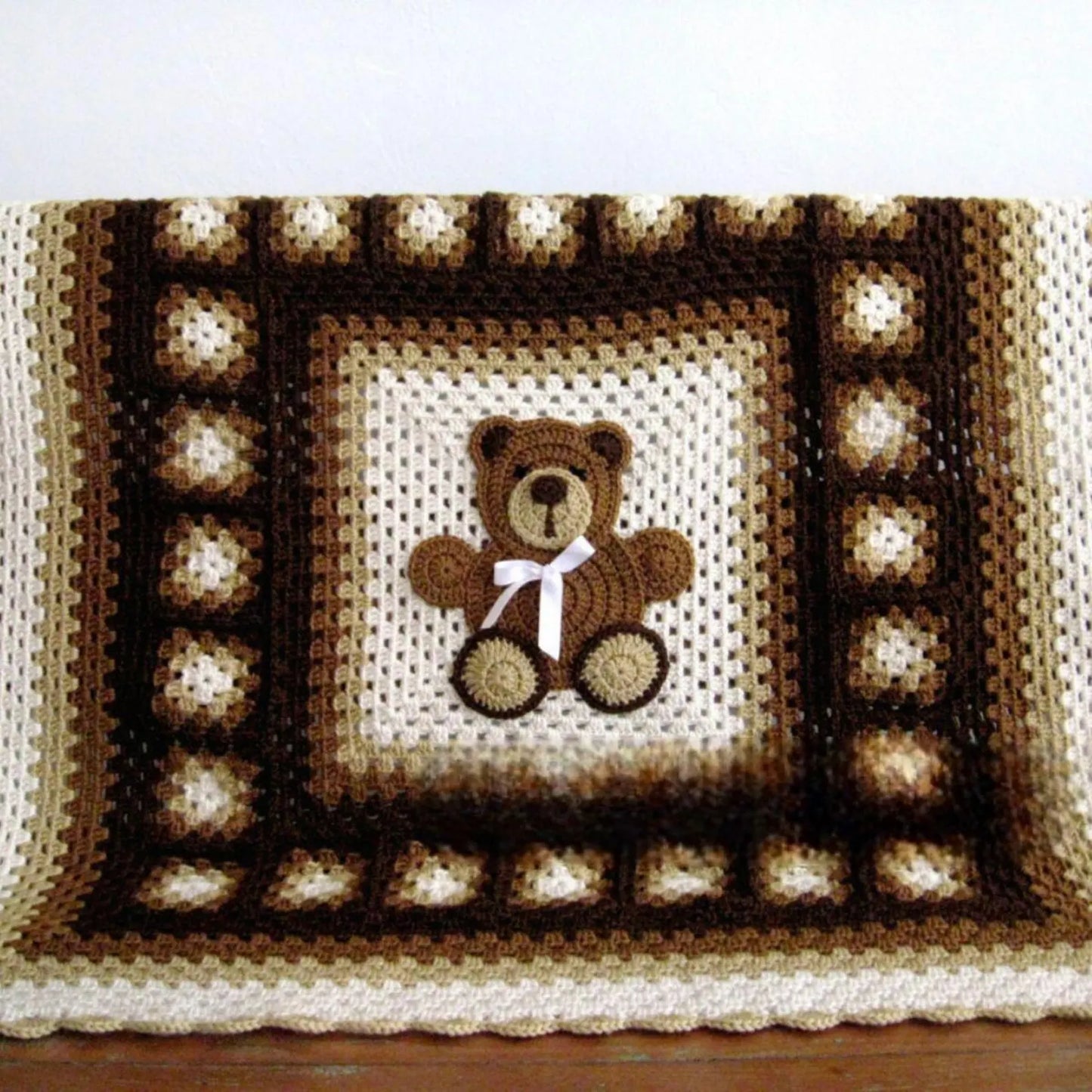 Beginner Crochet Blanket Teddy Bear