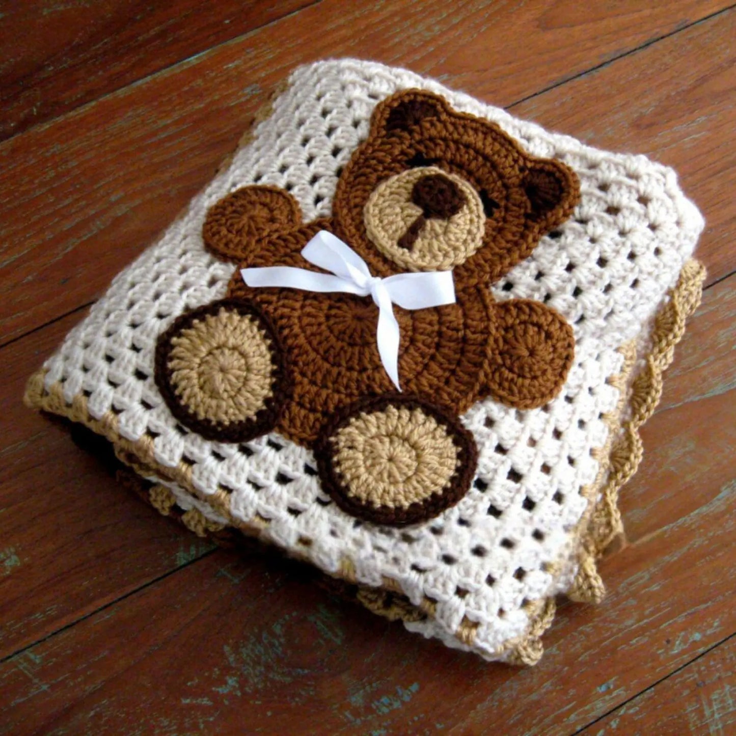 Beginner Crochet Blanket Teddy Bear