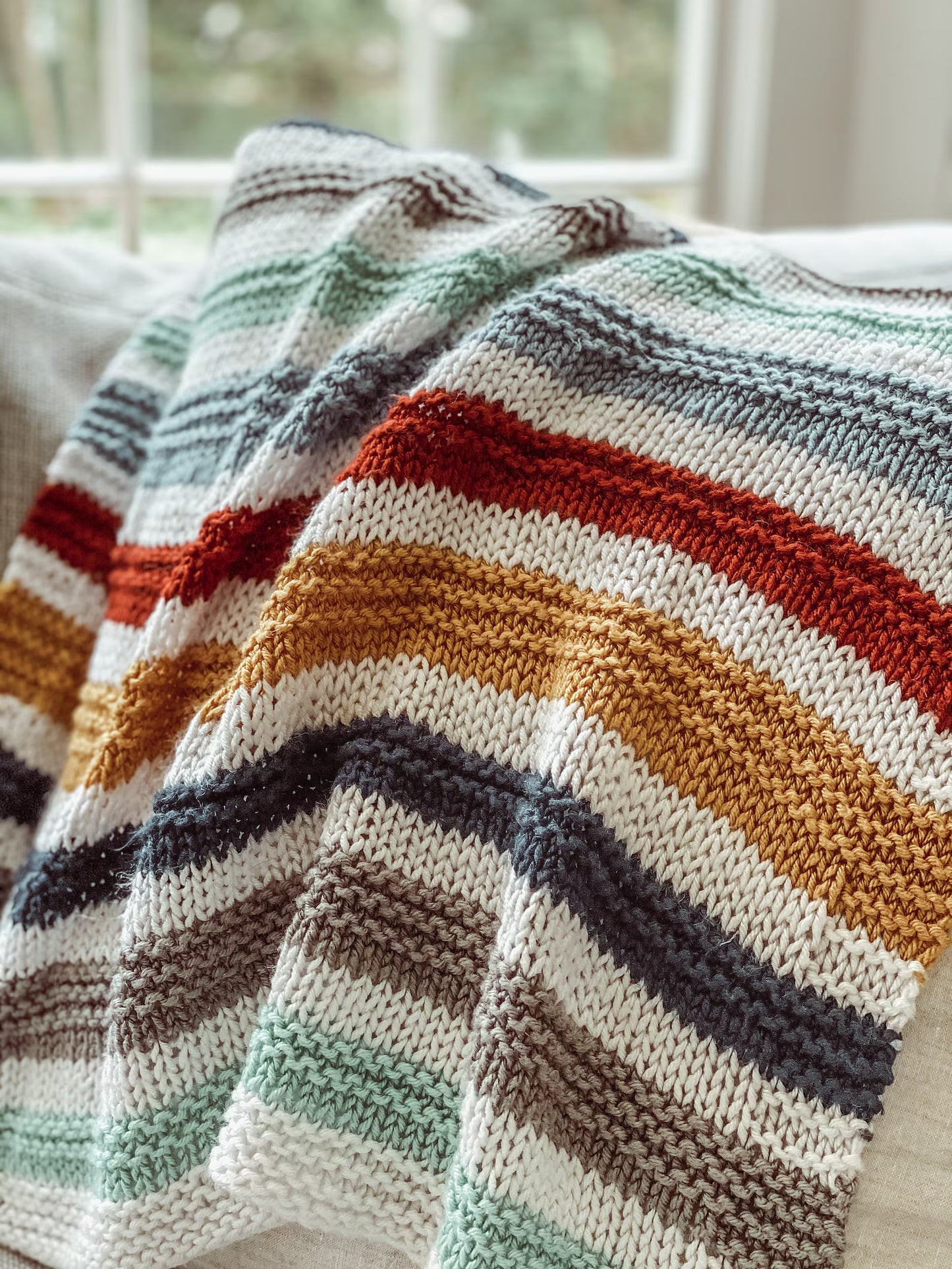Biddeford Baby Blanket Knitting Pattern