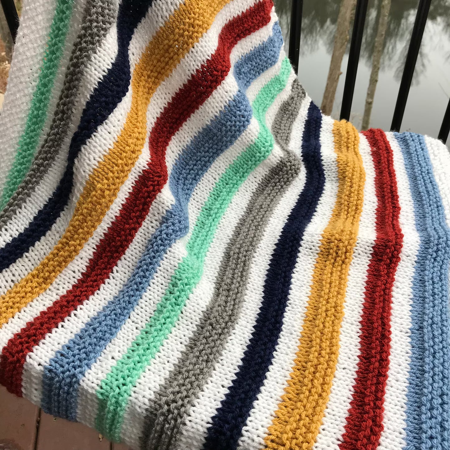 Biddeford Baby Blanket Knitting Pattern