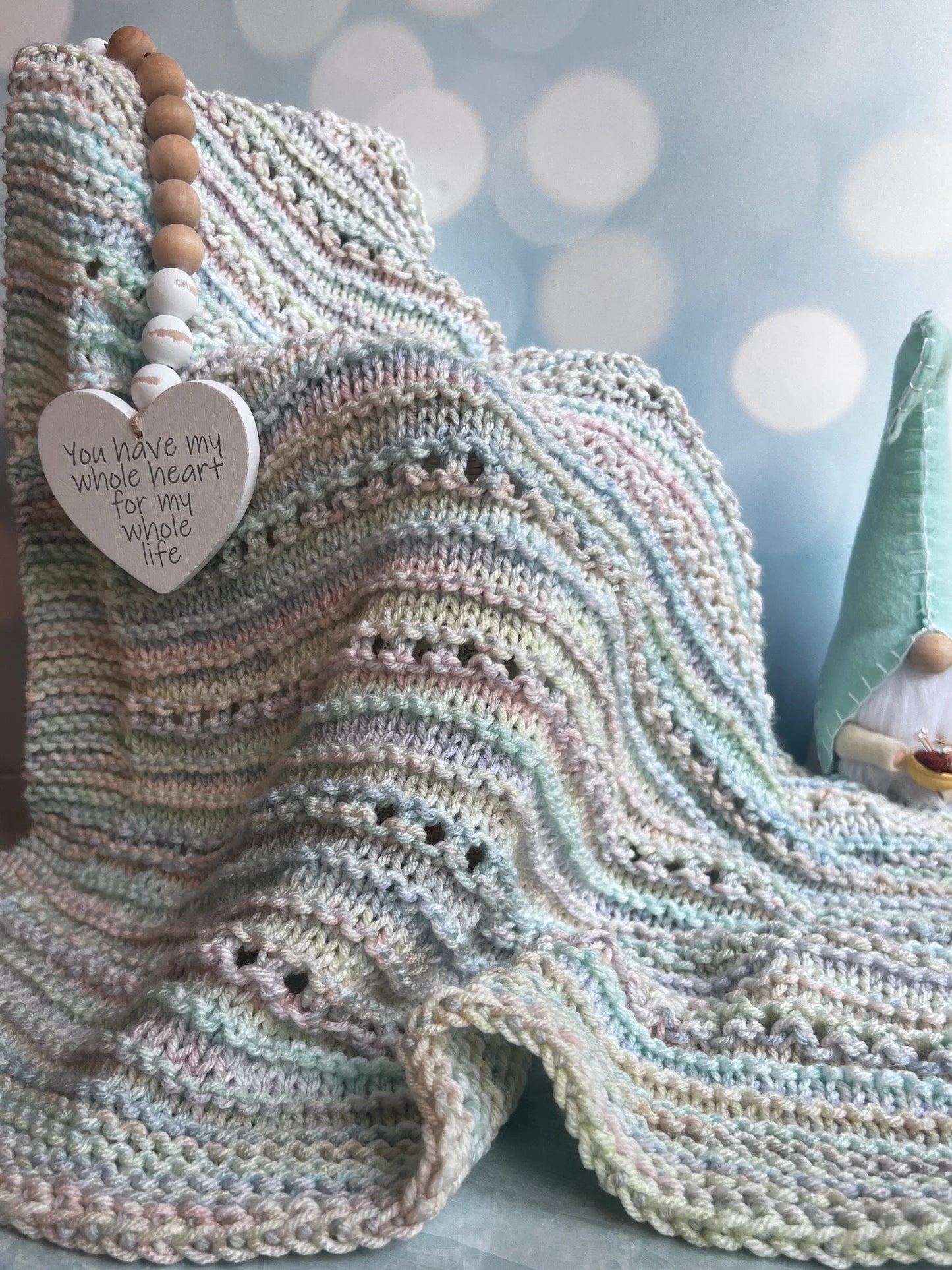 Cuddly Soft Baby Blanket Knitting Pattern