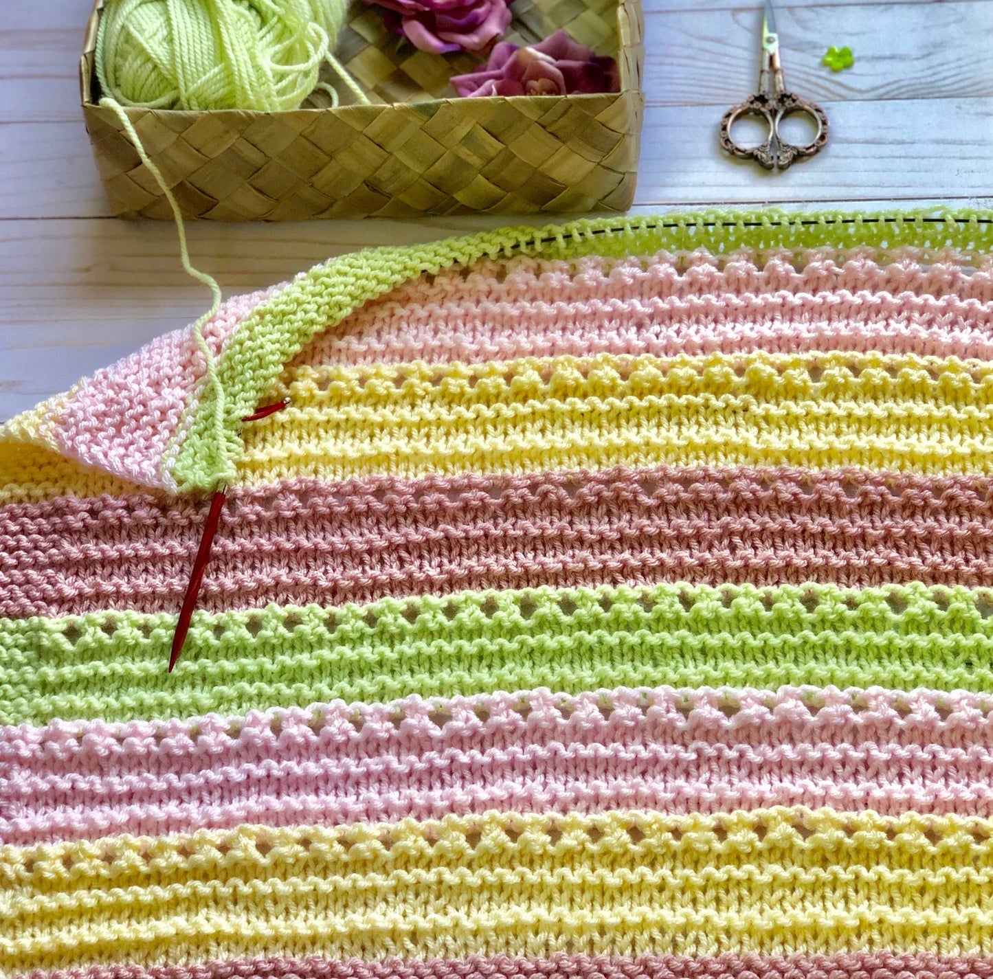 Cuddly Soft Baby Blanket Knitting Pattern