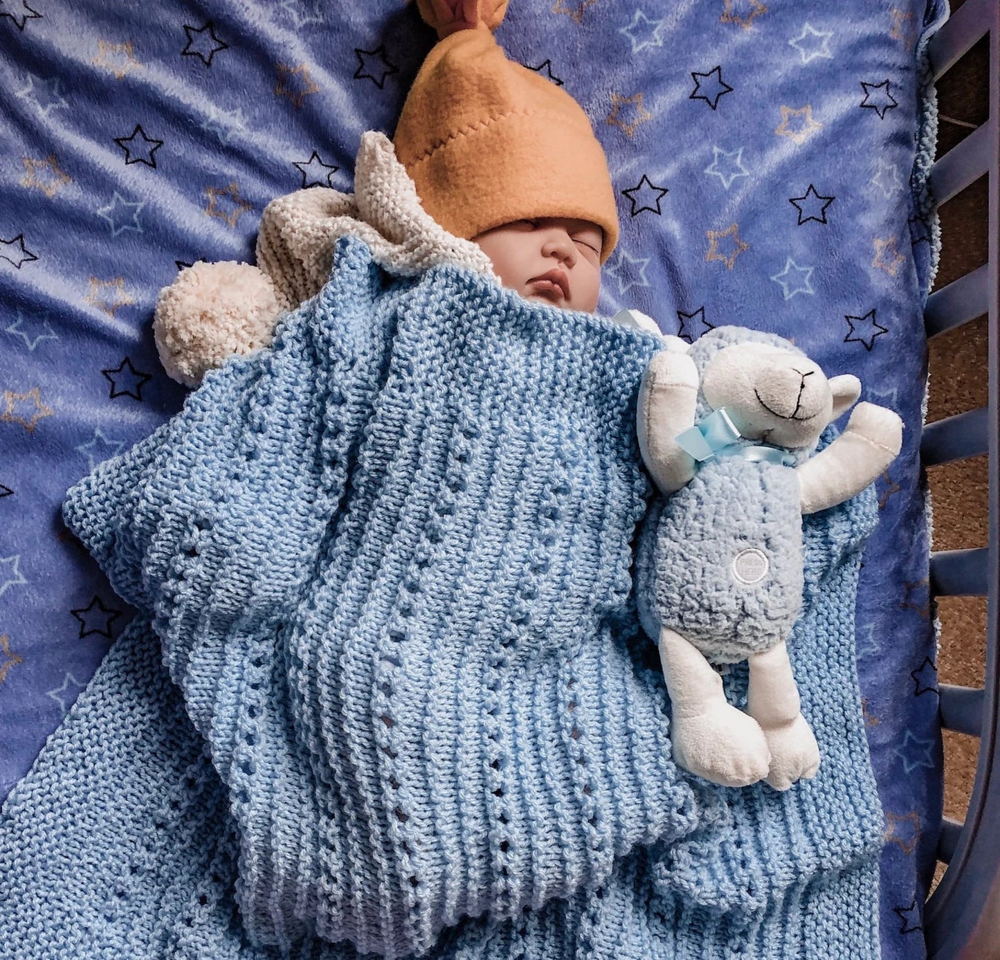 Cuddly Soft Baby Blanket Knitting Pattern