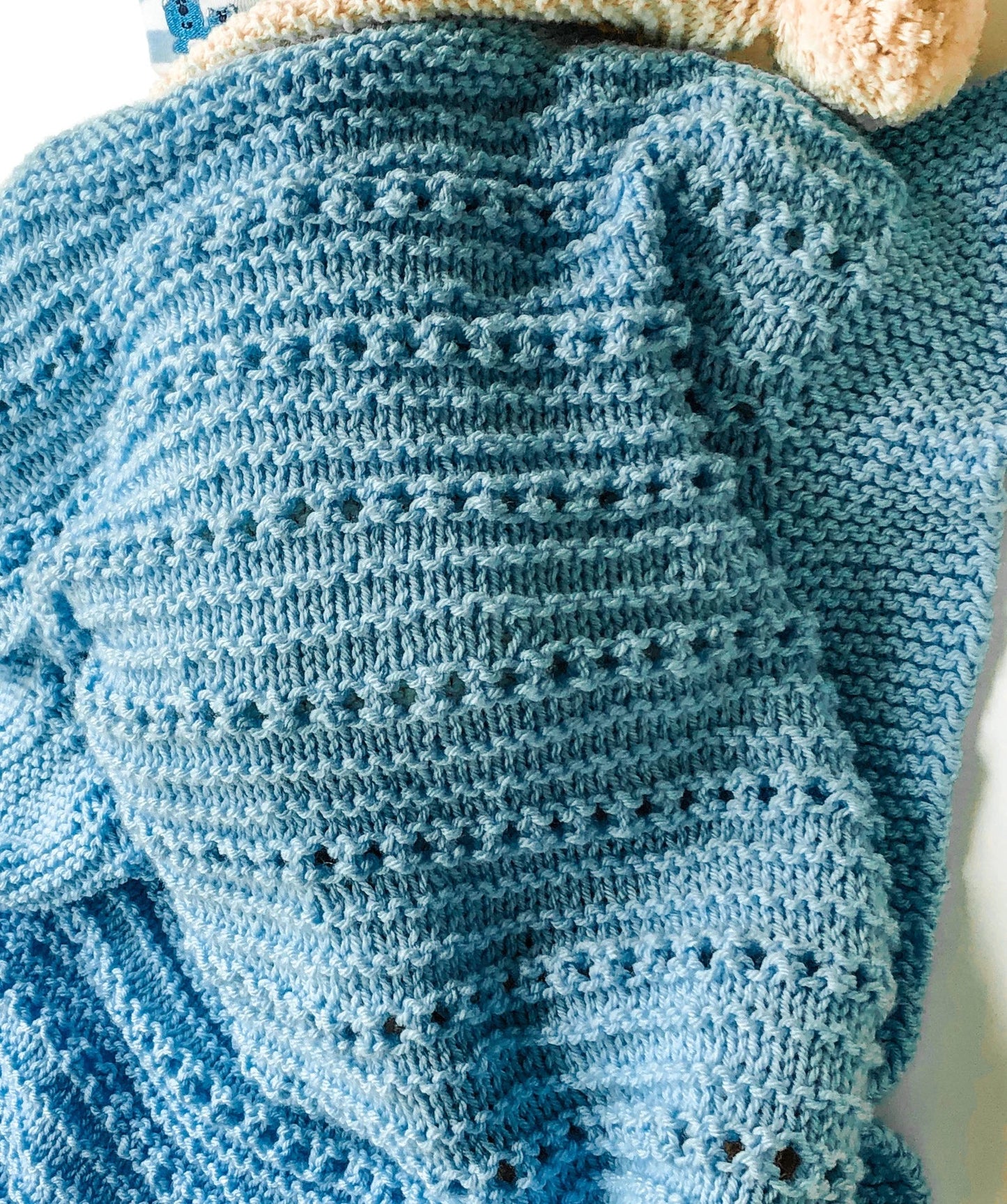 Cuddly Soft Baby Blanket Knitting Pattern