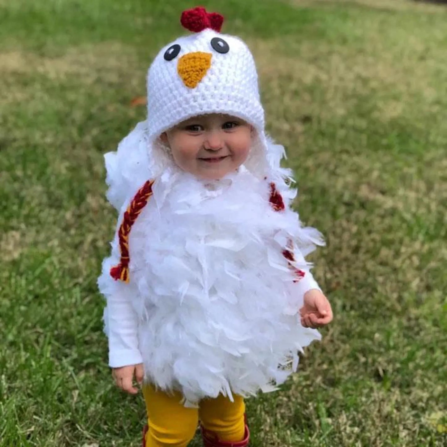 Chicken Hat Crochet Pattern