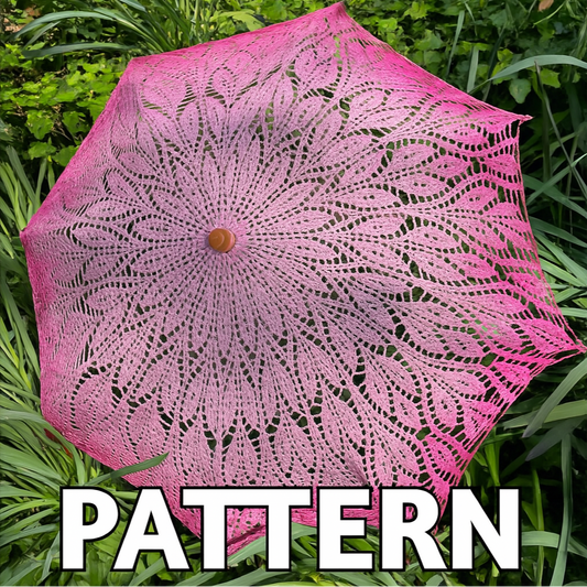 Cherry Blossom Crochet Parasol Pattern