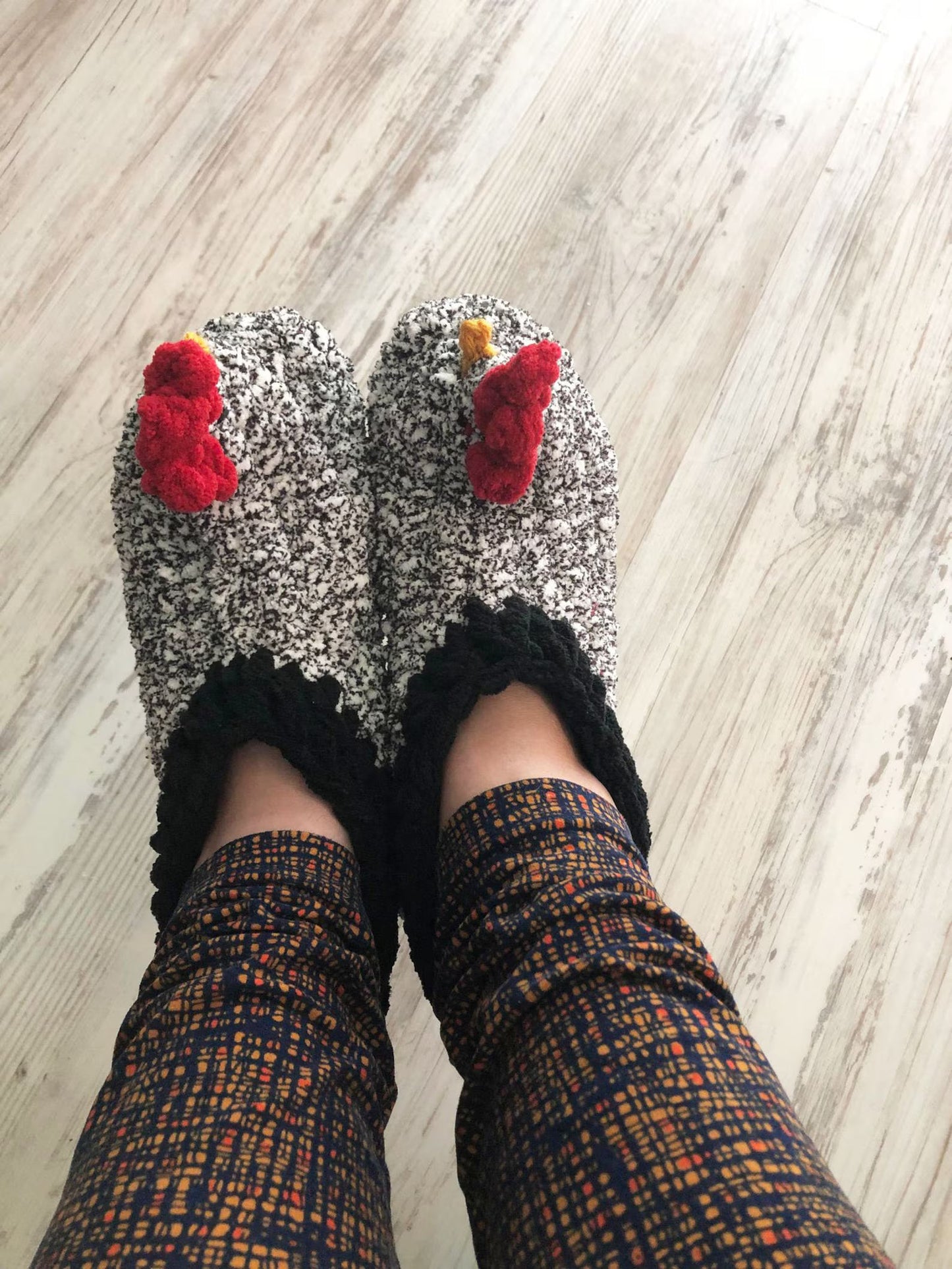 Chick Slippers Crochet Pattern