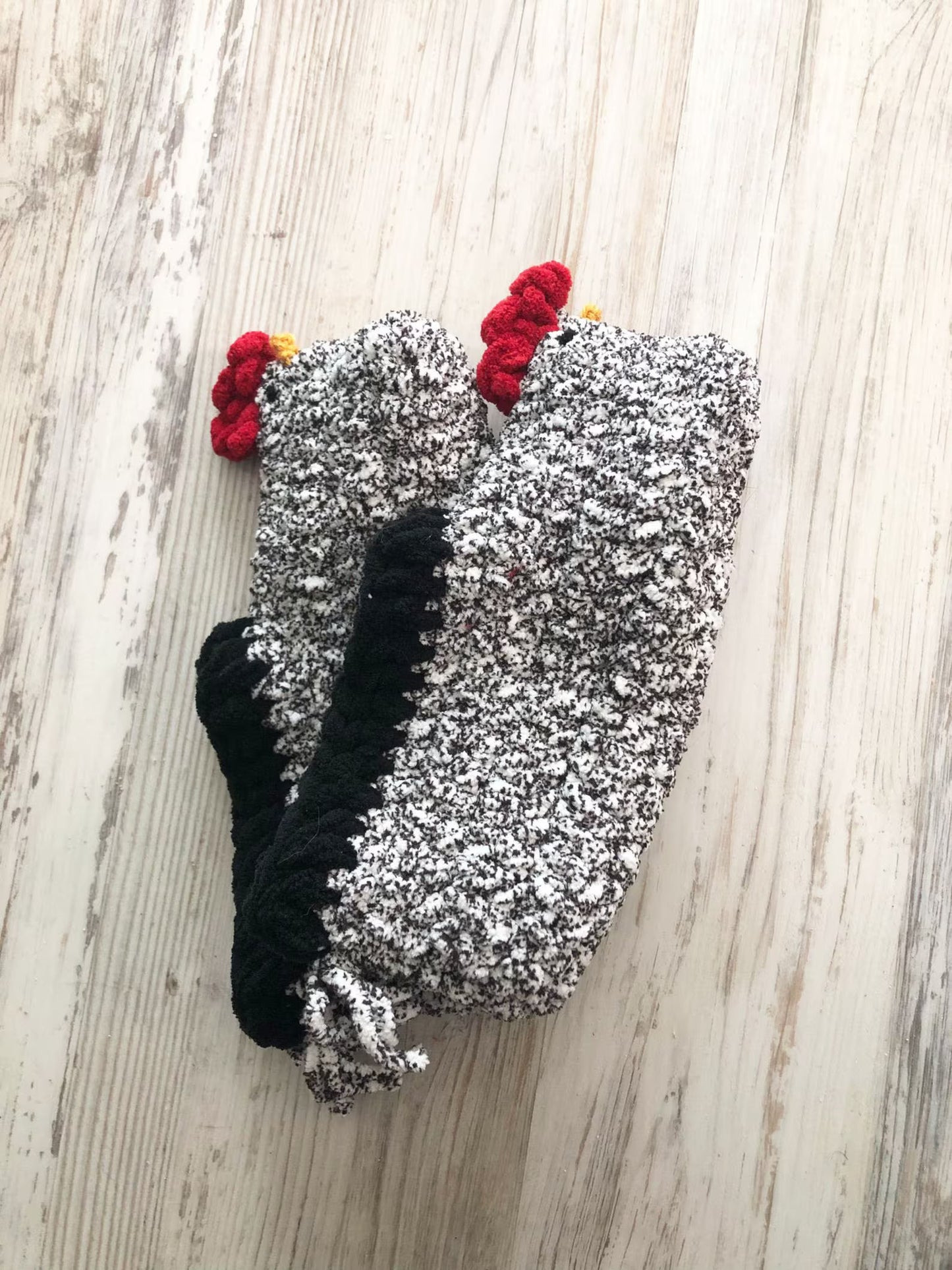 Chick Slippers Crochet Pattern