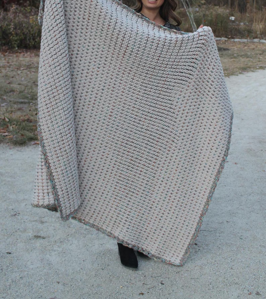 Easy Meadow Blanket Crochet Pattern