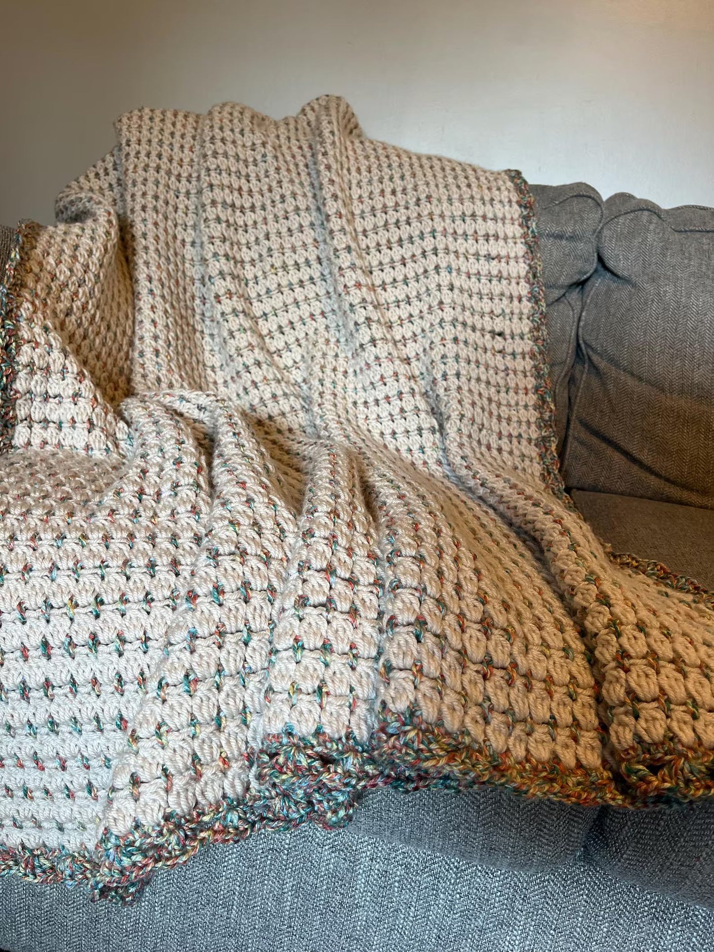 Easy Meadow Blanket Crochet Pattern