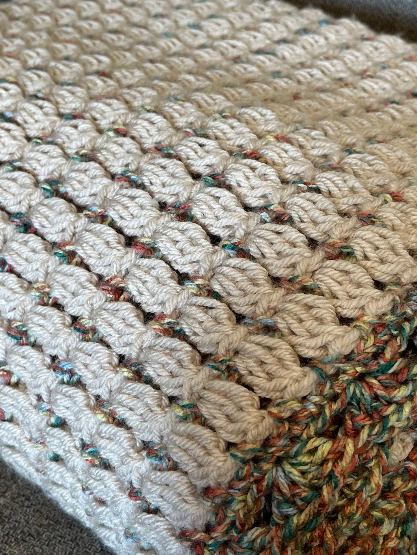 Easy Meadow Blanket Crochet Pattern