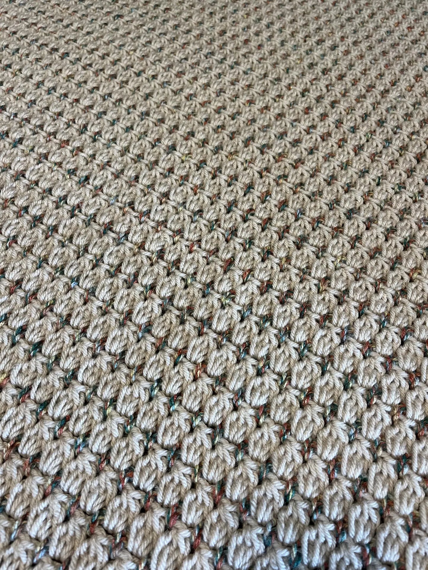 Easy Meadow Blanket Crochet Pattern