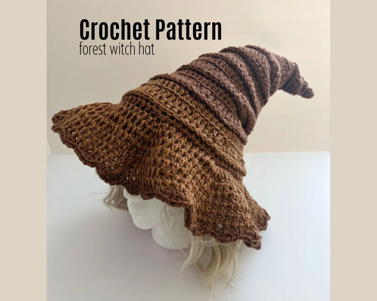 Forest Witch Hat Crochet Pattern