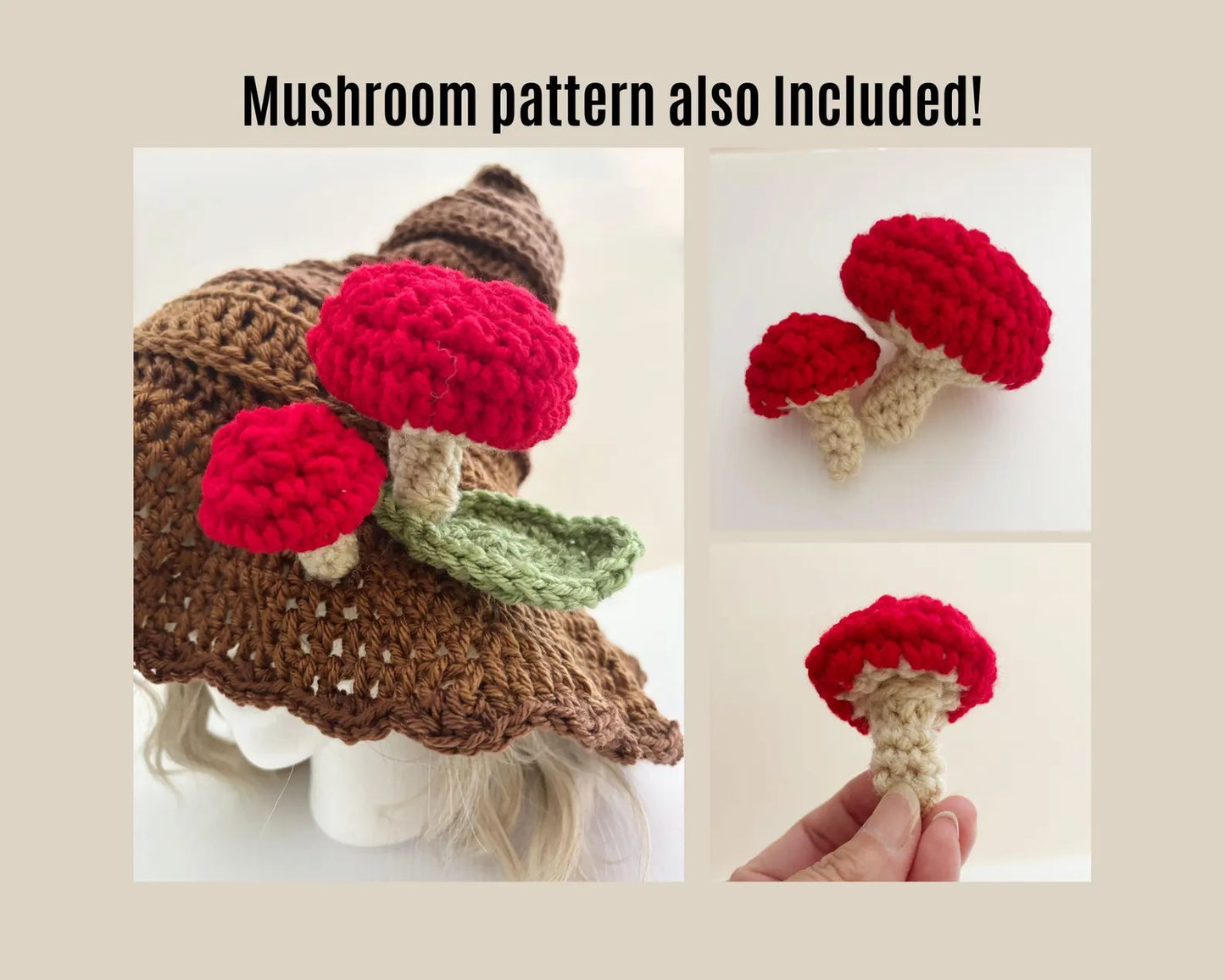 Forest Witch Hat Crochet Pattern