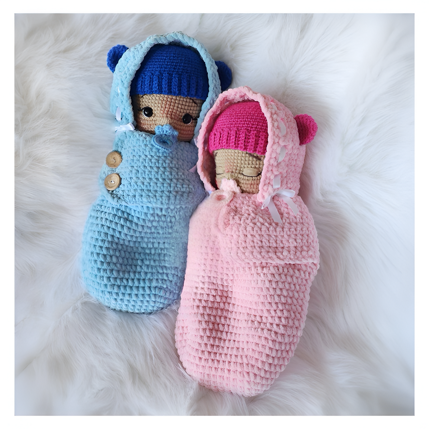 Bundle Babies With Sleeper Set Crochet Pattern