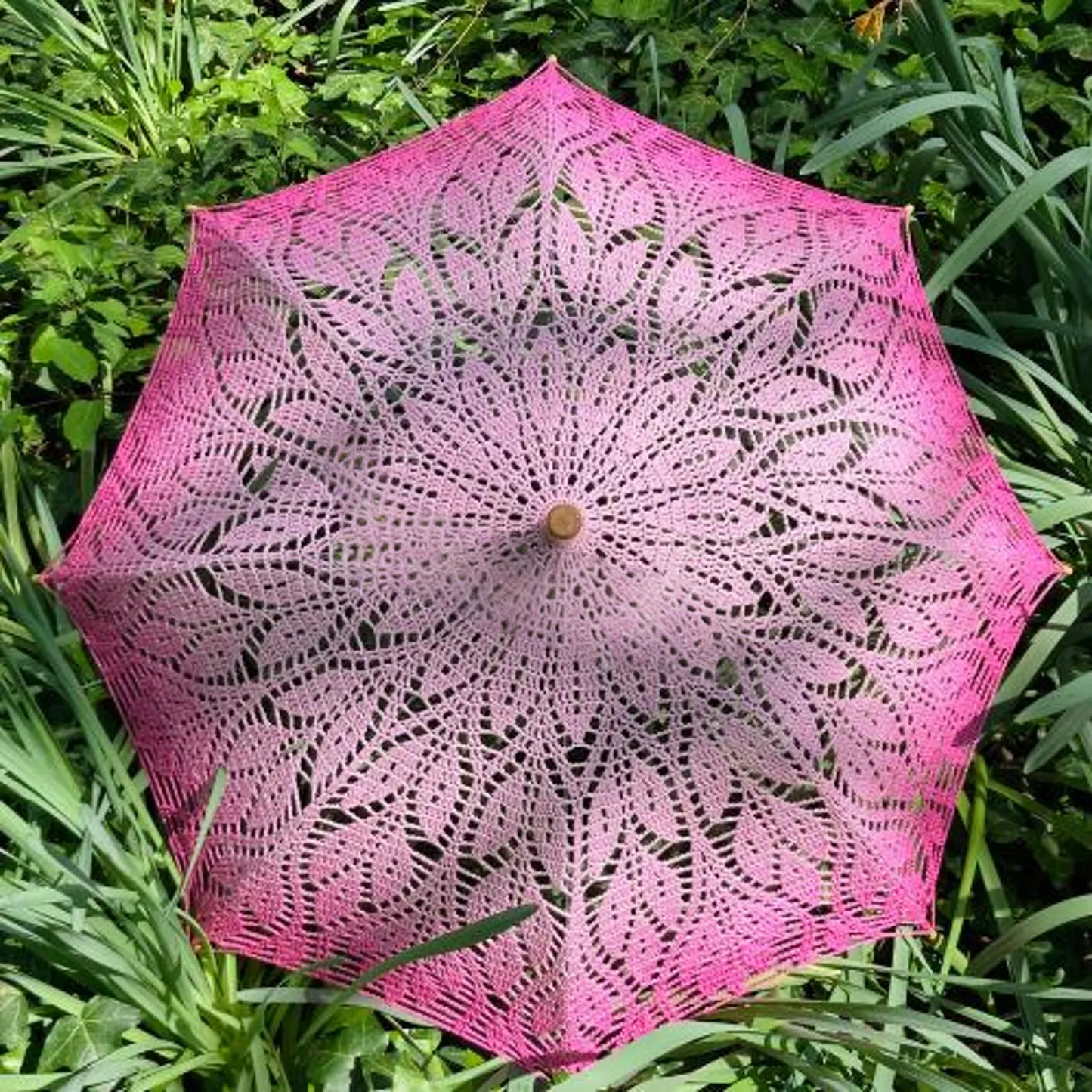 Cherry Blossom Crochet Parasol Pattern