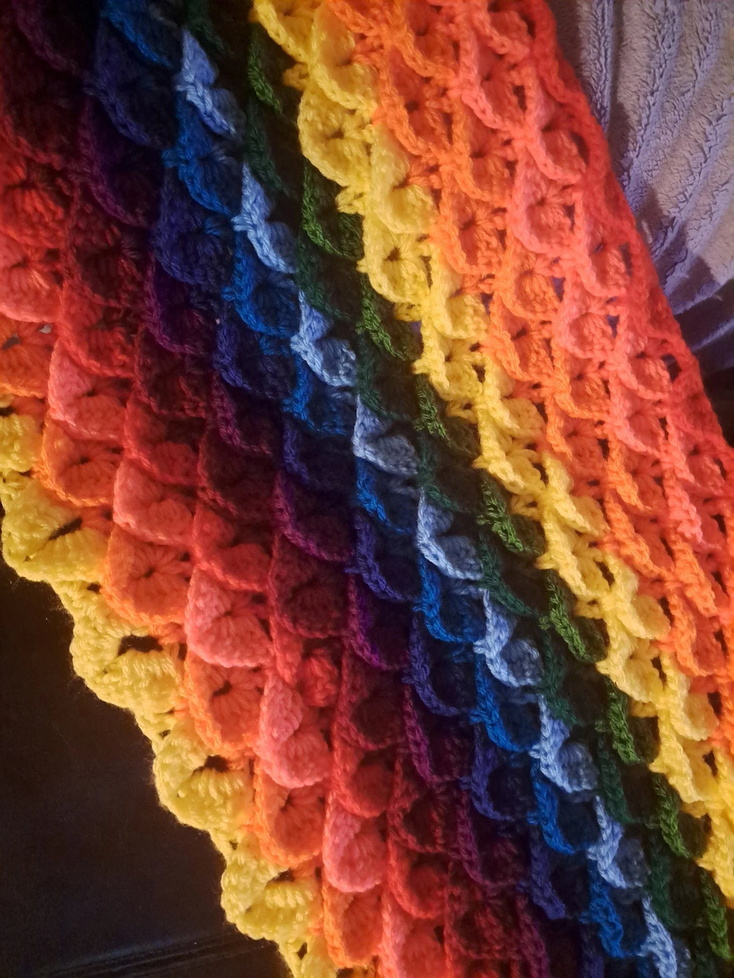 Mermaid Scales Crochet Blanket Pattern