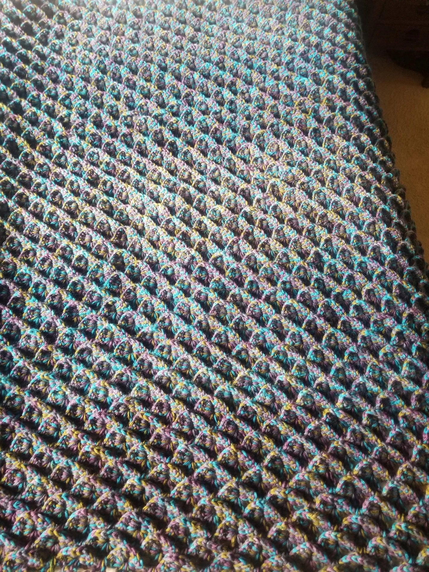 Mermaid Scales Crochet Blanket Pattern