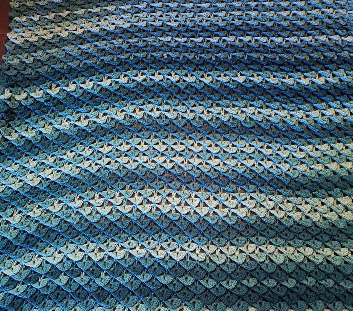 Mermaid Scales Crochet Blanket Pattern