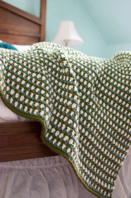 The Chunky Moss Throw Crochet Pattern