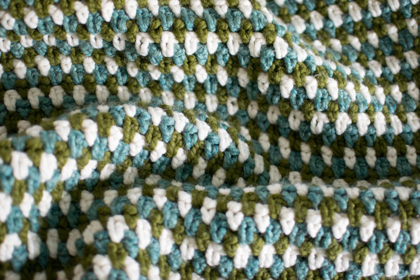 The Chunky Moss Throw Crochet Pattern