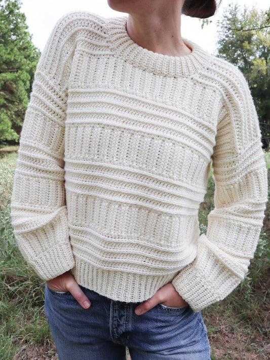 Obelilsk Pullover Crochet Pattern