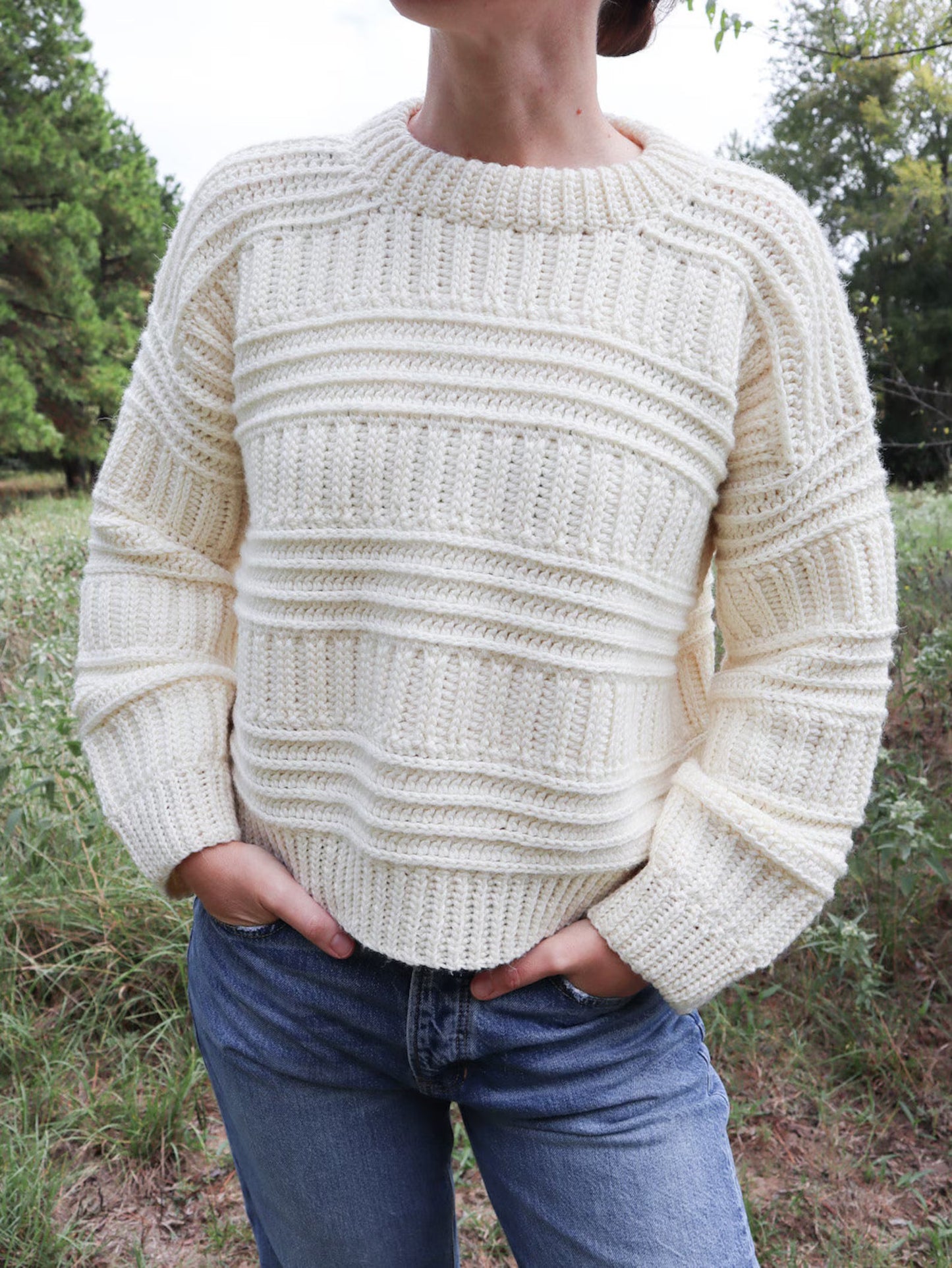 Obelilsk Pullover Crochet Pattern