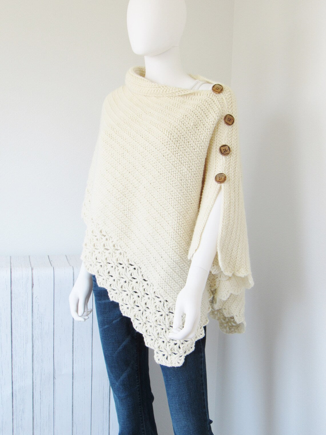 Uptown Poncho Crochet Pattern