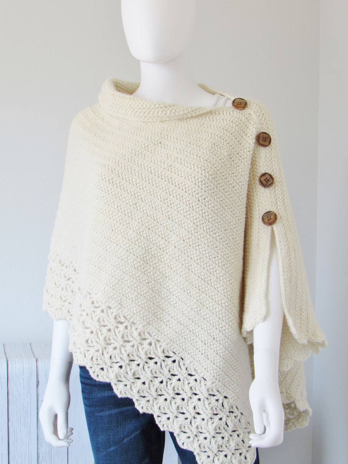 Uptown Poncho Crochet Pattern