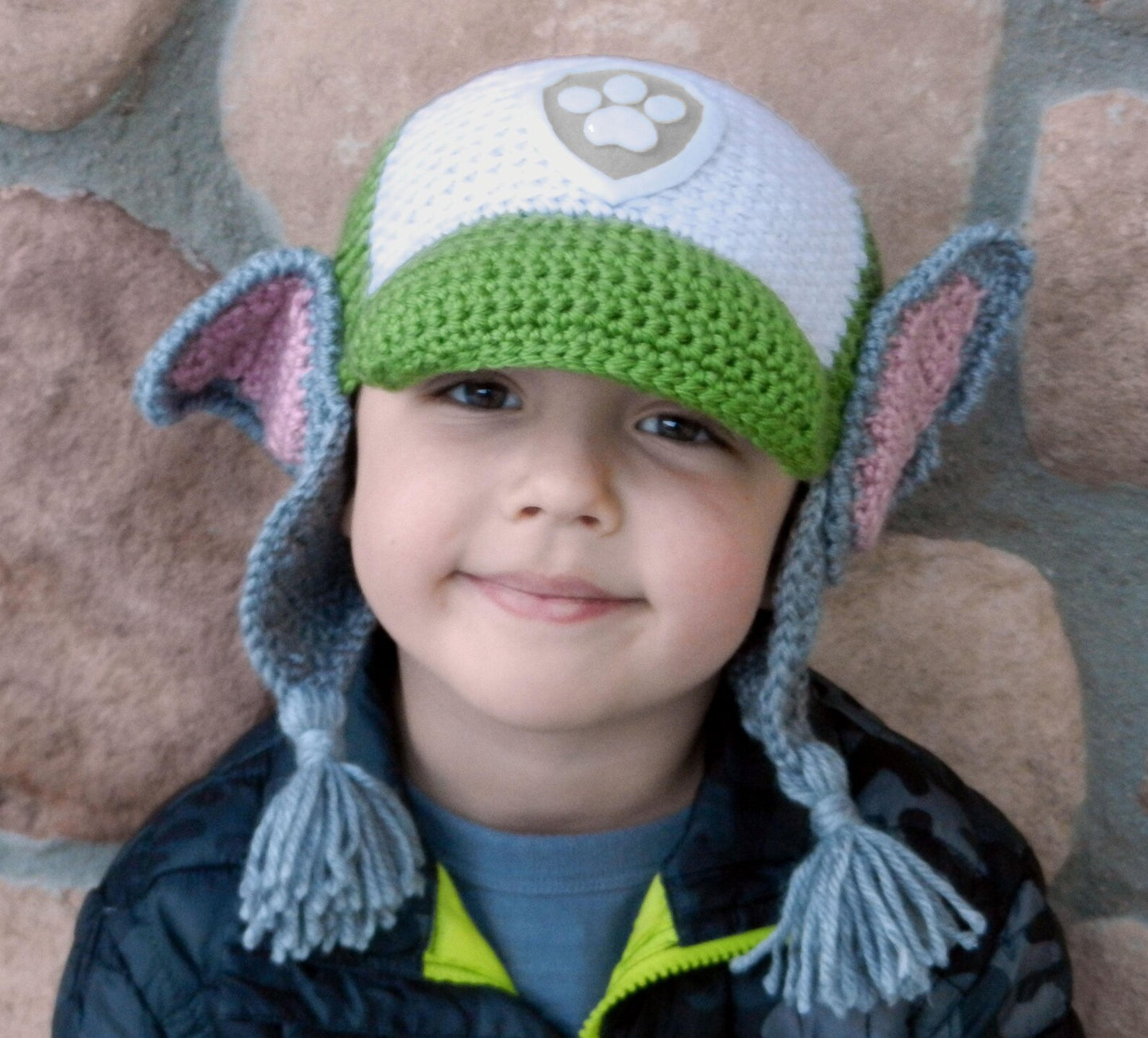 Recycle Rescue Dog Crochet Hat Pattern