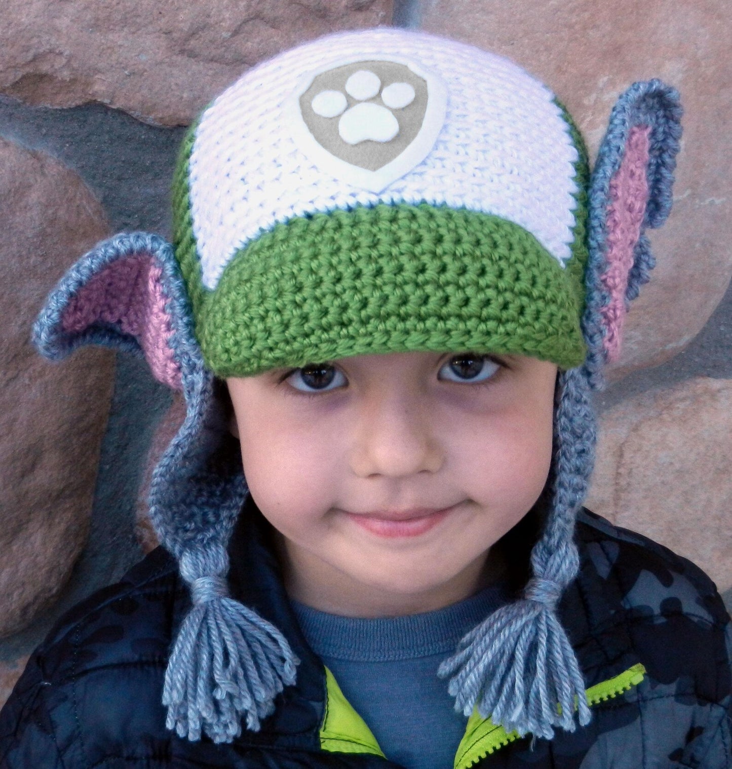 Recycle Rescue Dog Crochet Hat Pattern