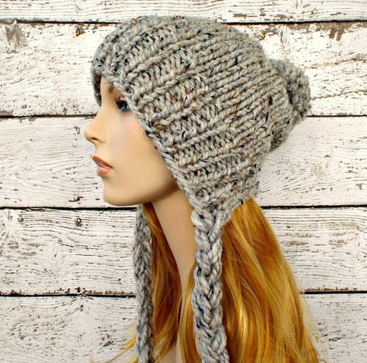Easy Slouchy Beanie Knitting Pattern
