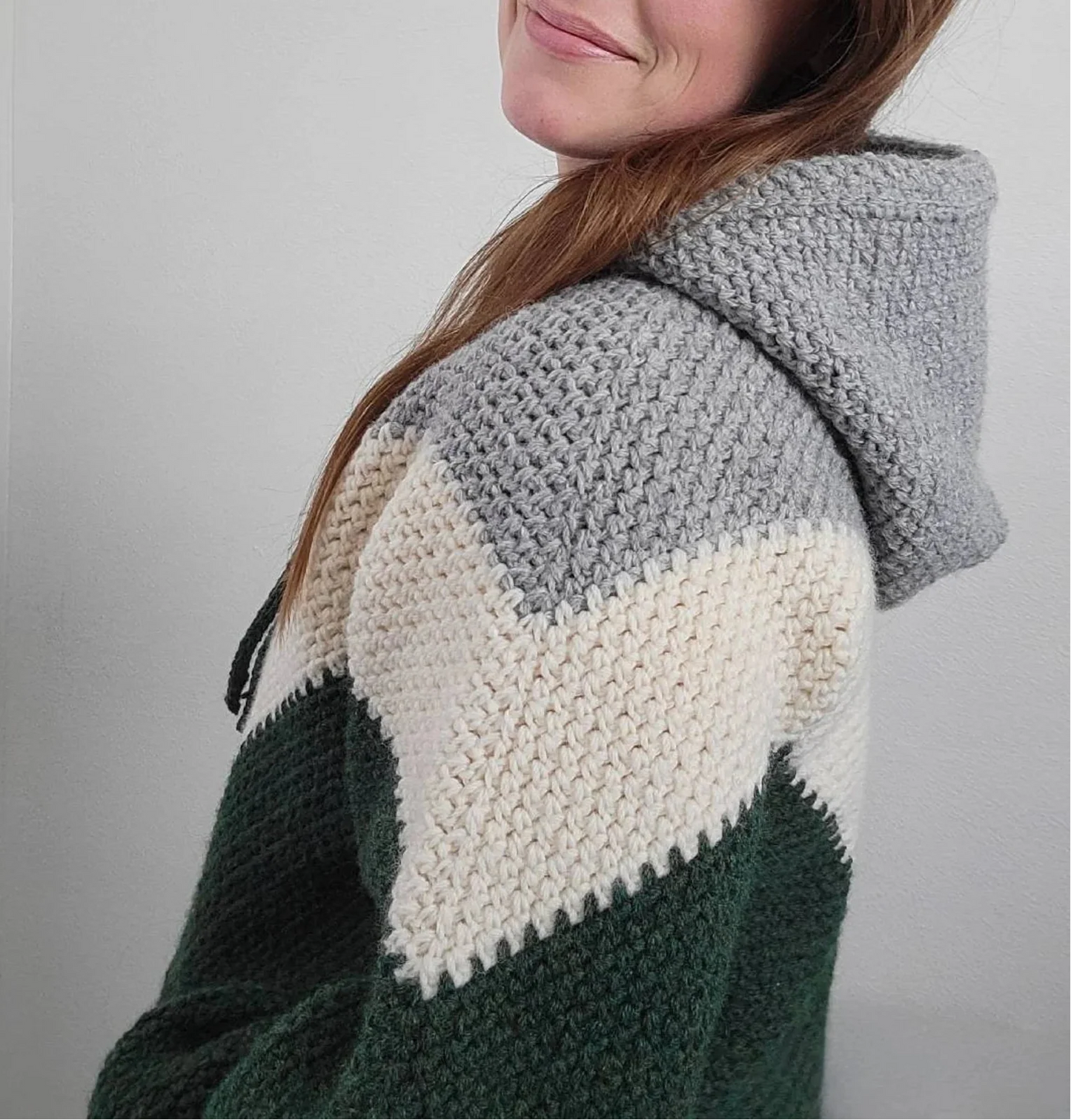 Sweater with Hood Crochet Pattern