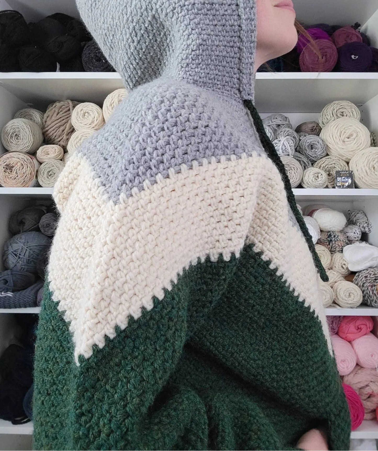 Sweater with Hood Crochet Pattern