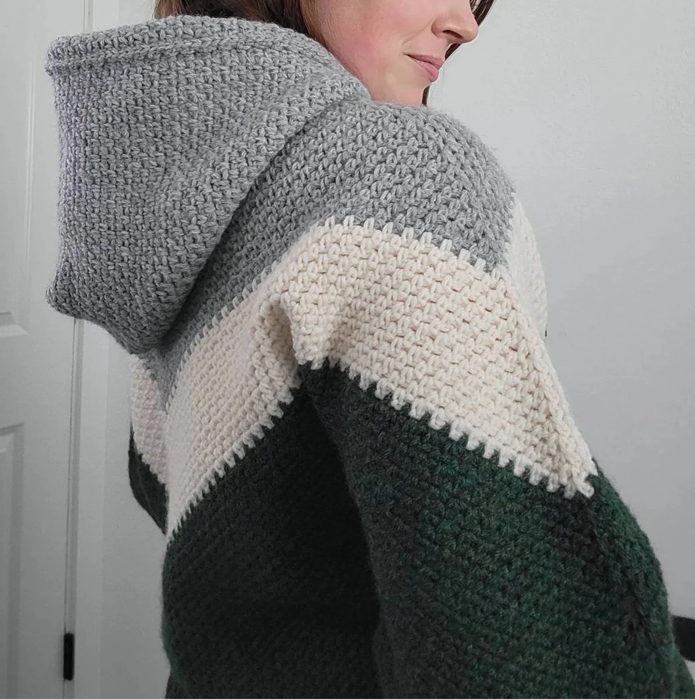 Sweater with Hood Crochet Pattern