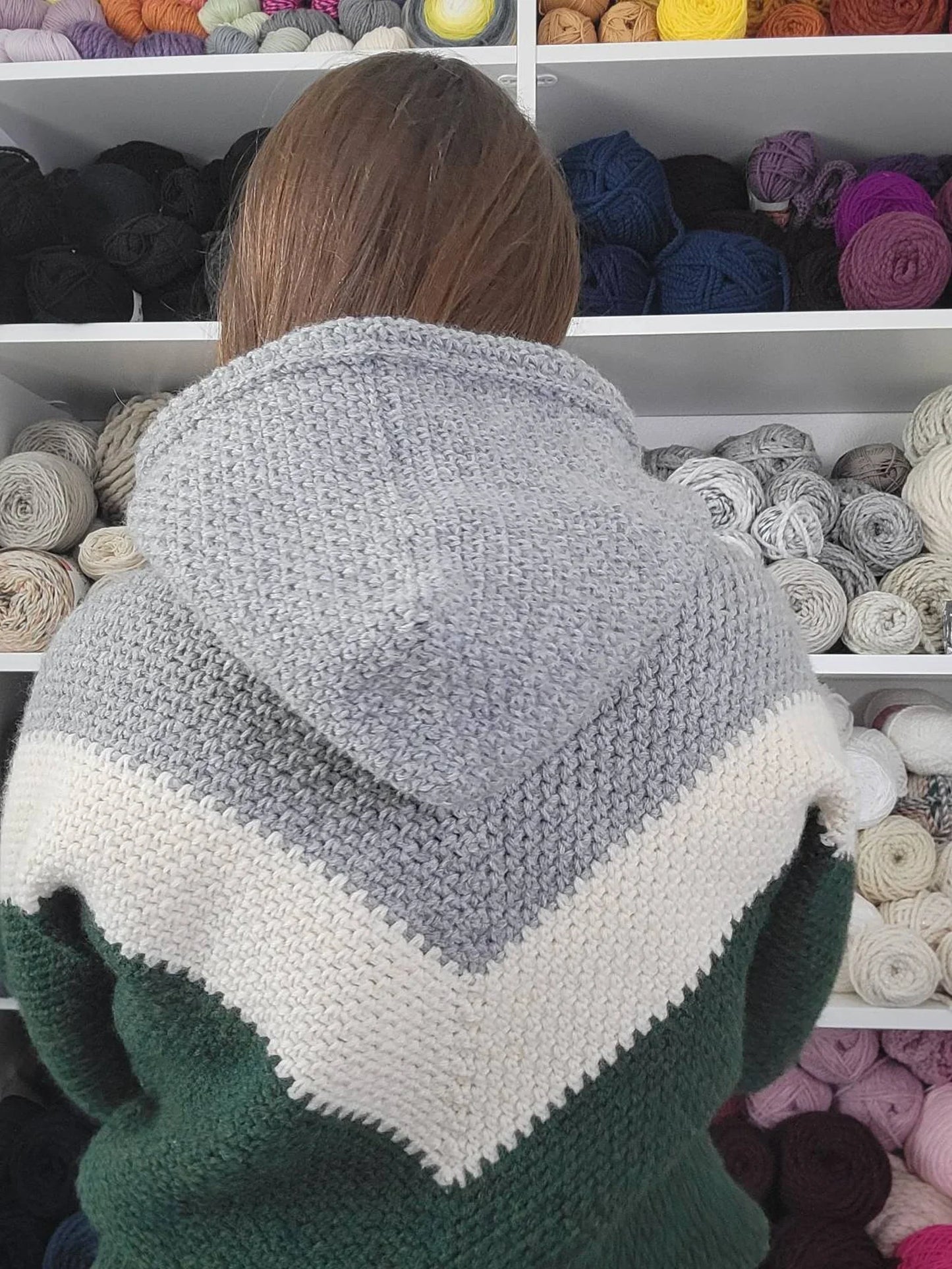 Sweater with Hood Crochet Pattern