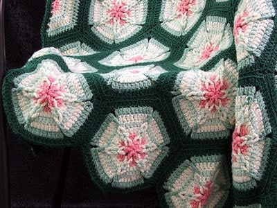Star Motifs Afghan Crochet Pattern