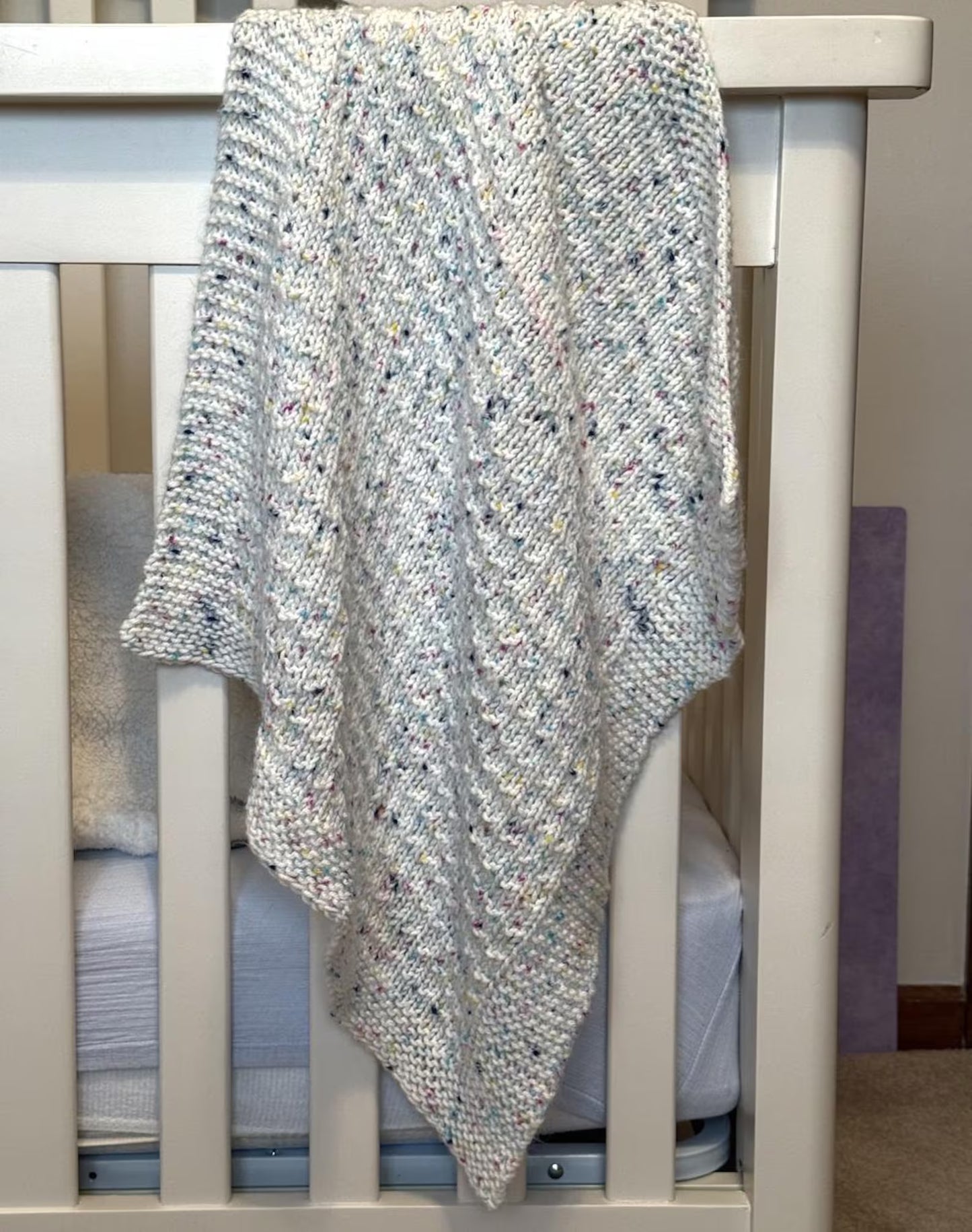 Tiny Kisses Baby Blanket Knitting Pattern