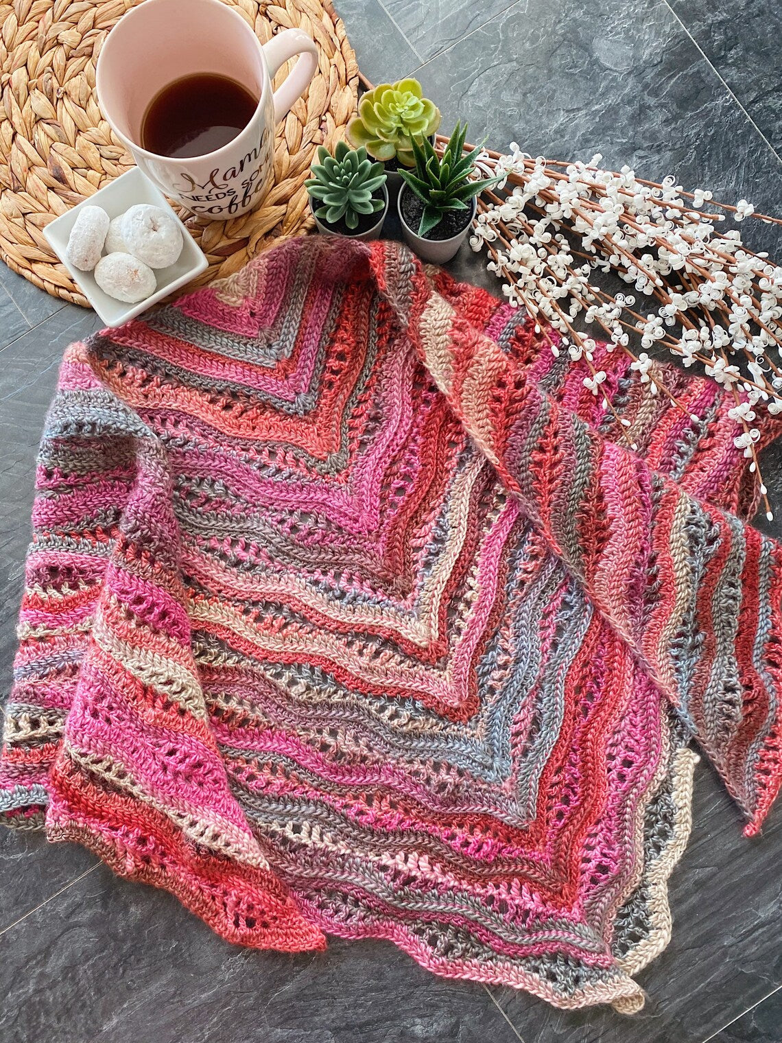 Victorian Shawl Crochet Pattern