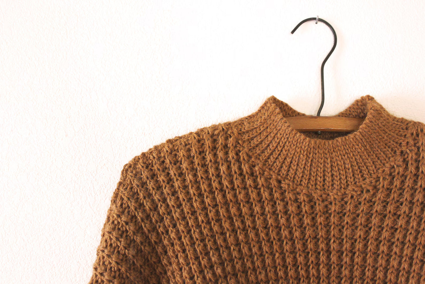 The Weekend Waffle Sweater Crochet Pattern