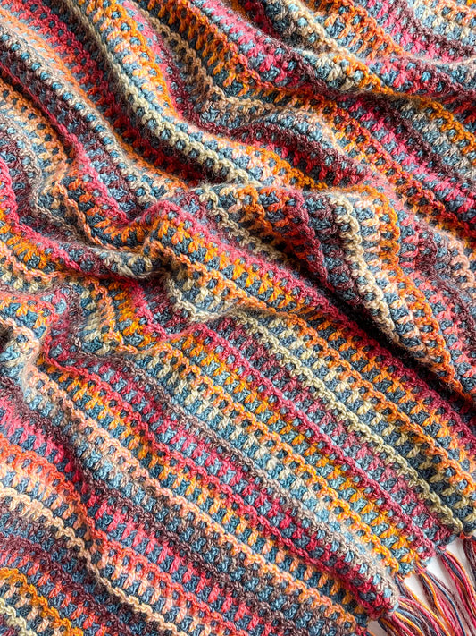 Woven Blanket Crochet Pattern