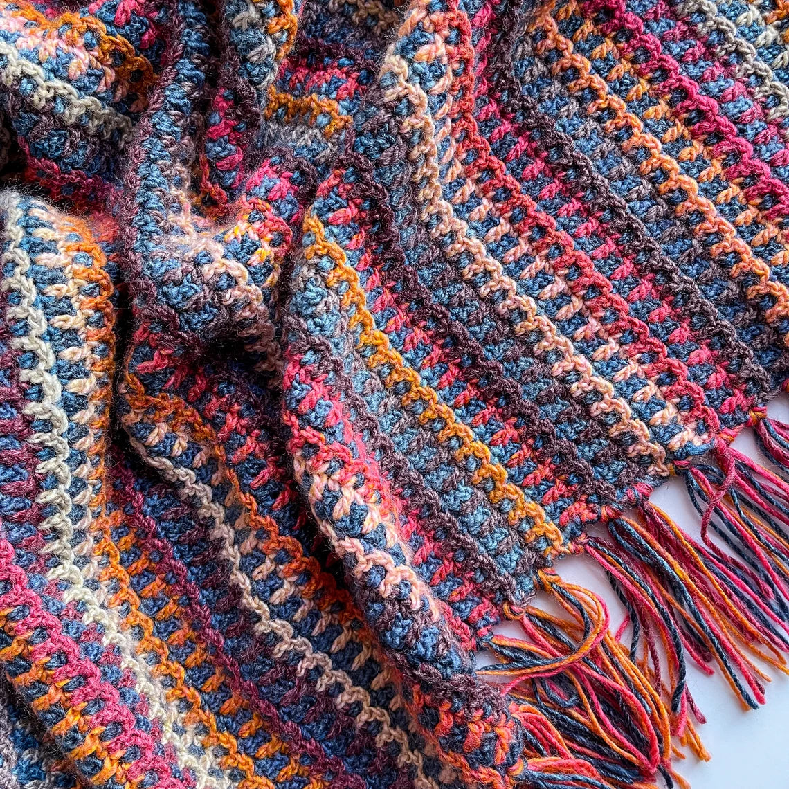 Woven Blanket Crochet Pattern