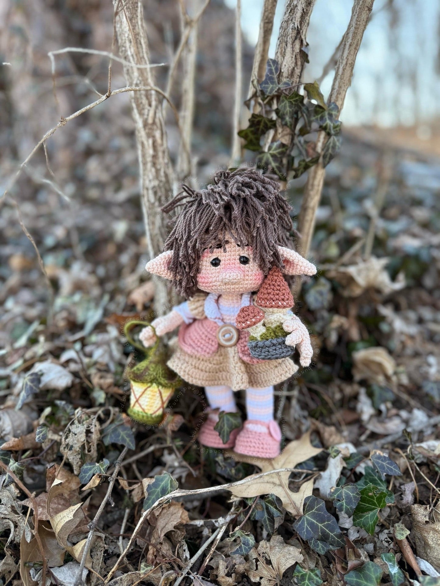 Forest Elf Girl Crochet Pattern